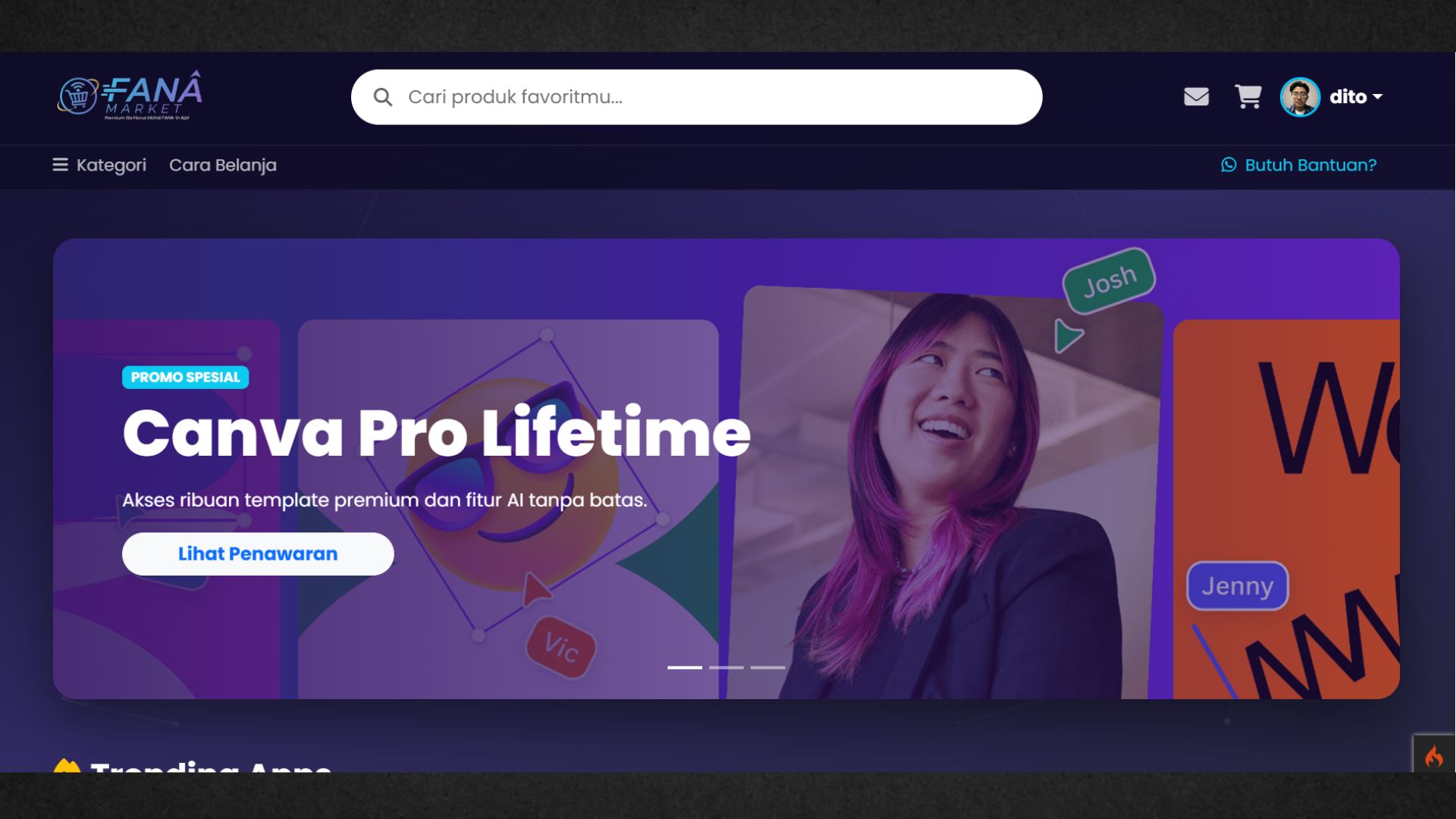 Fana Market Dashboard